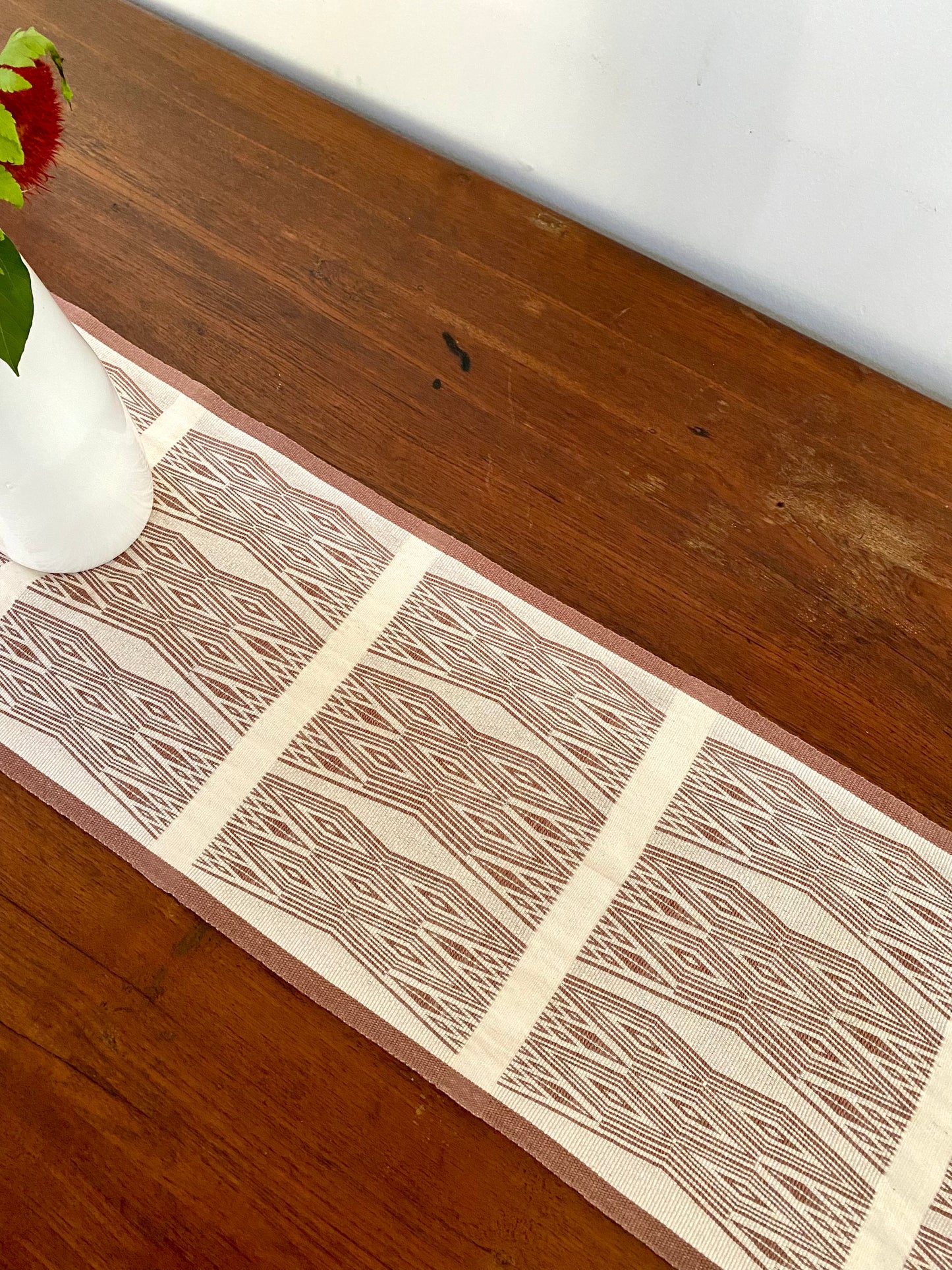 Handwoven Backstrap Loom Table Runners