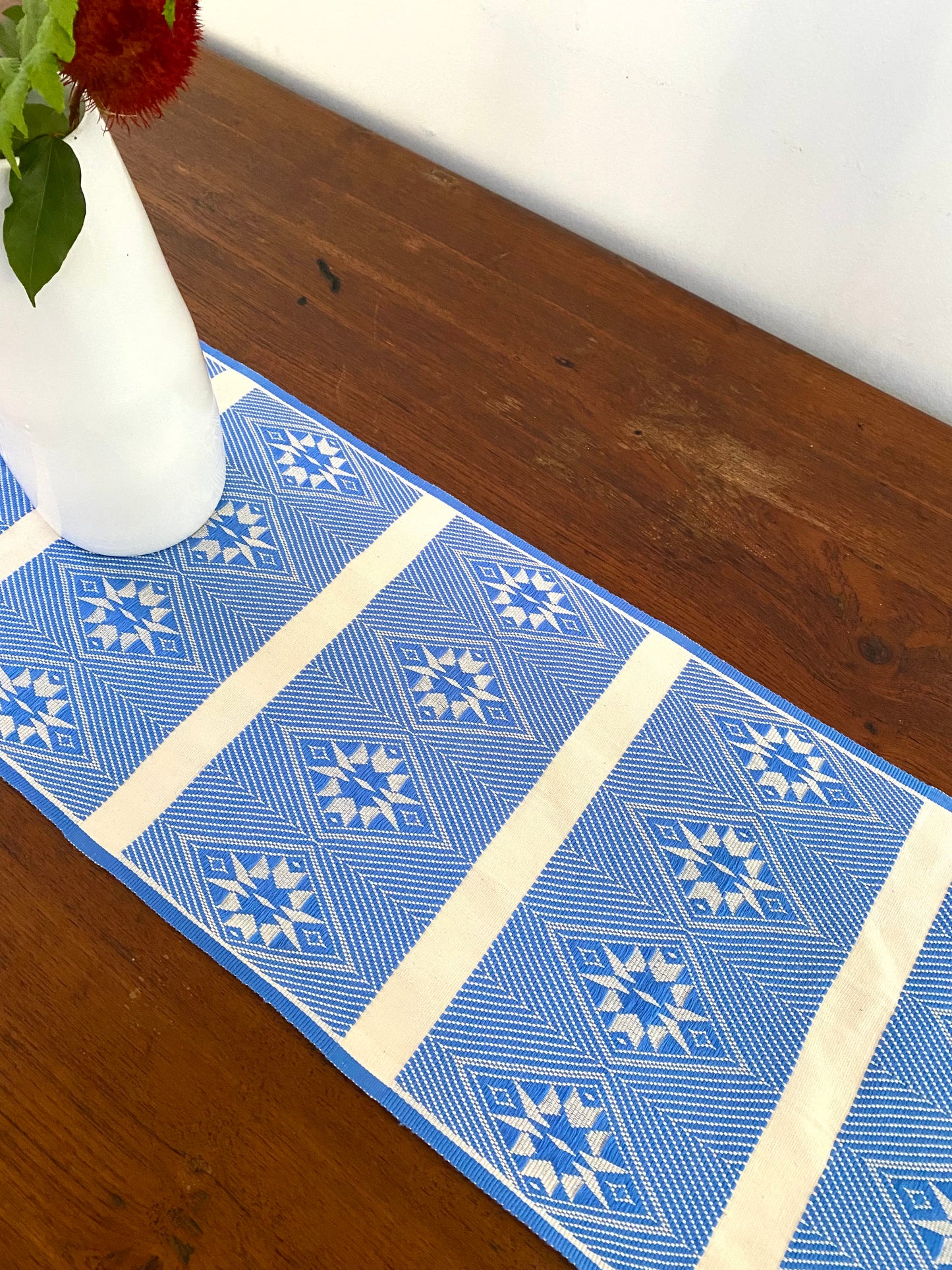Handwoven Backstrap Loom Table Runners