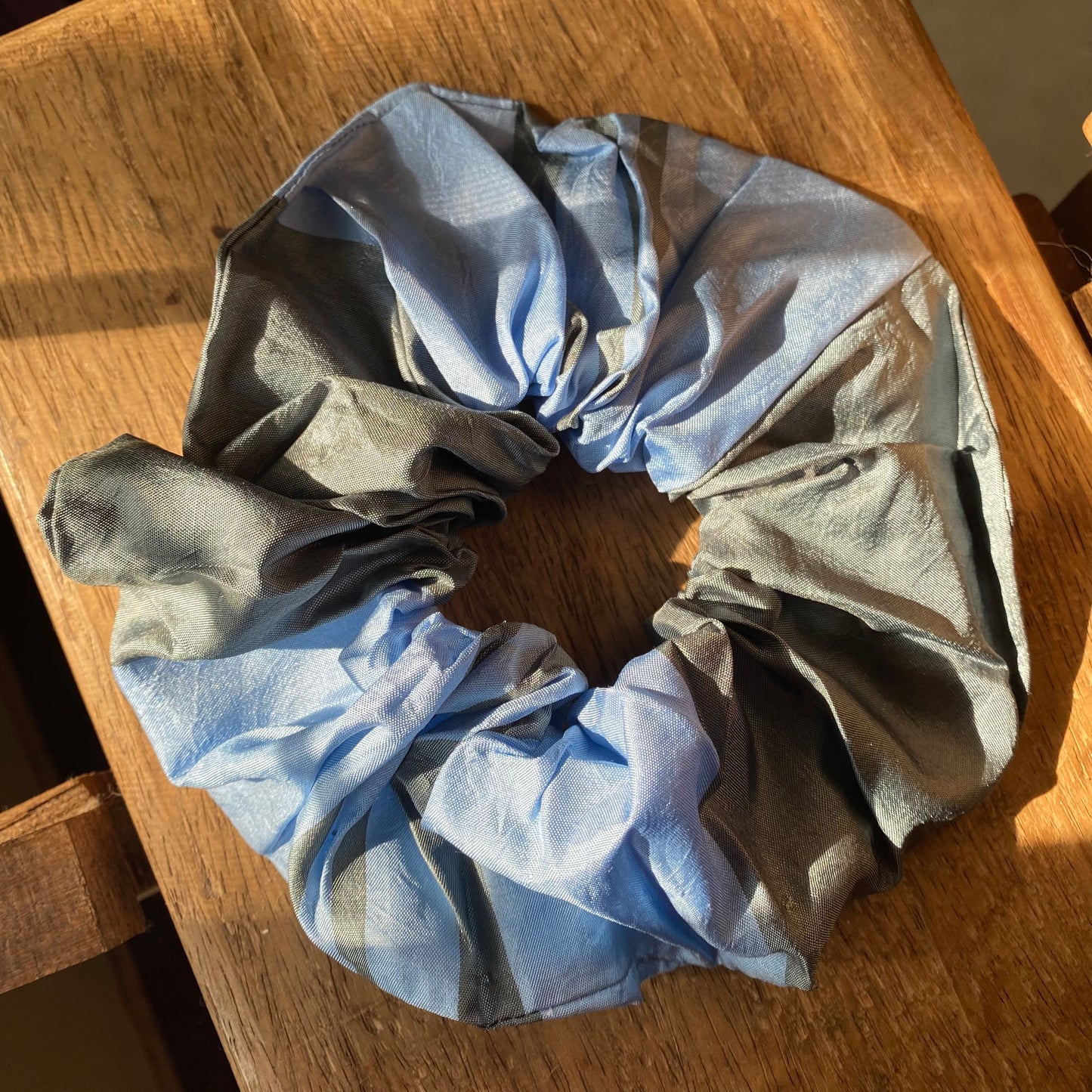 Scrunchie - Blue & Grey
