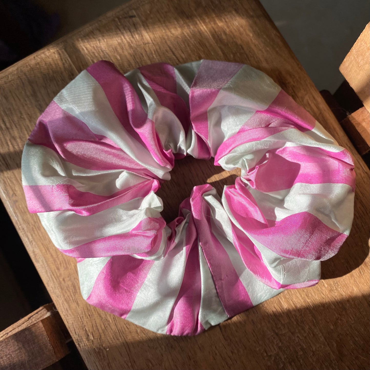 Scrunchie - Pink & Soft Green