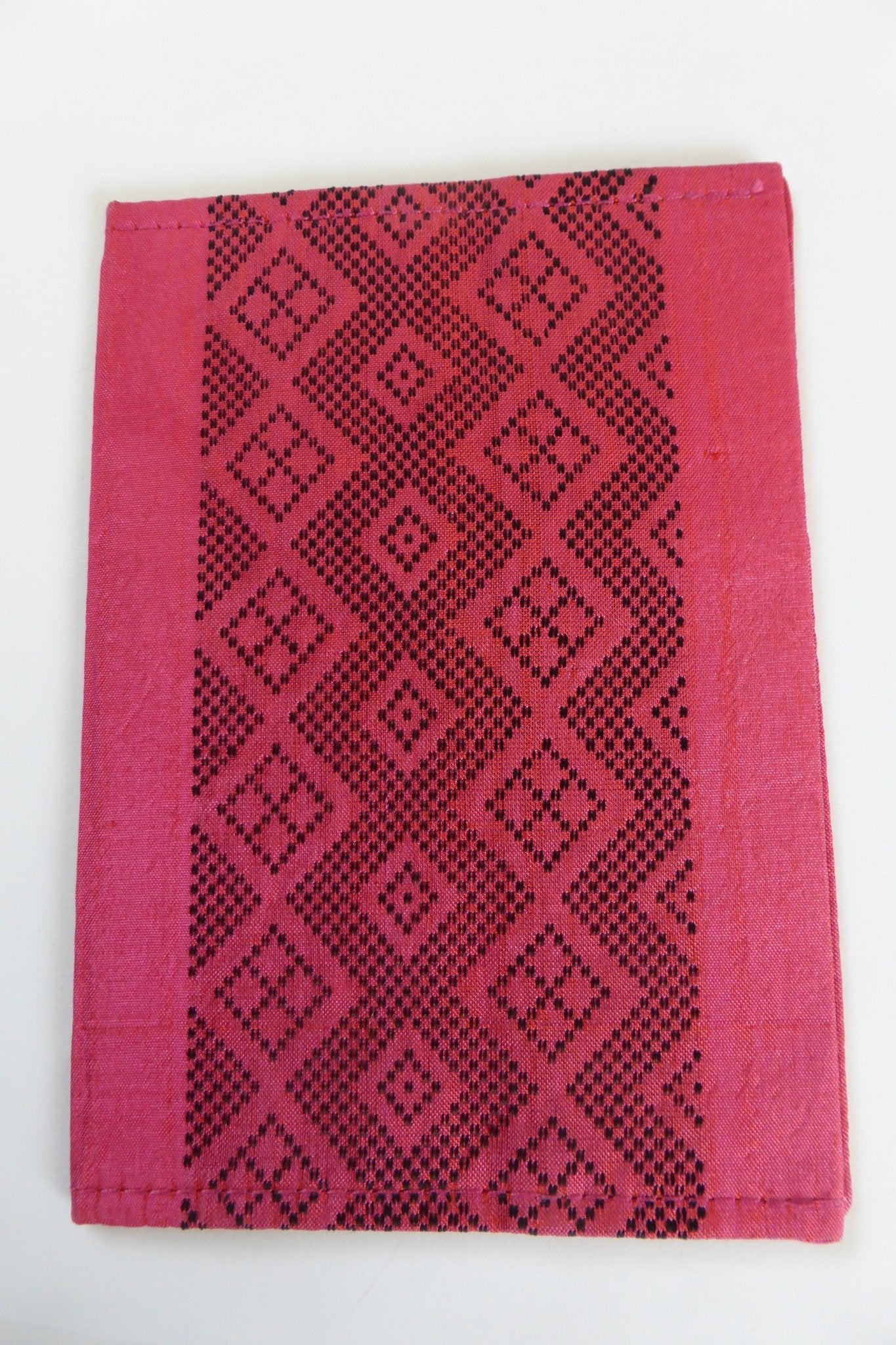 Passport Cover - Pink/Black - PH1 - PochisilkPH1