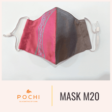 Load image into Gallery viewer, Handwoven Silk Mask with Small Chin Weave - Pochisilk
