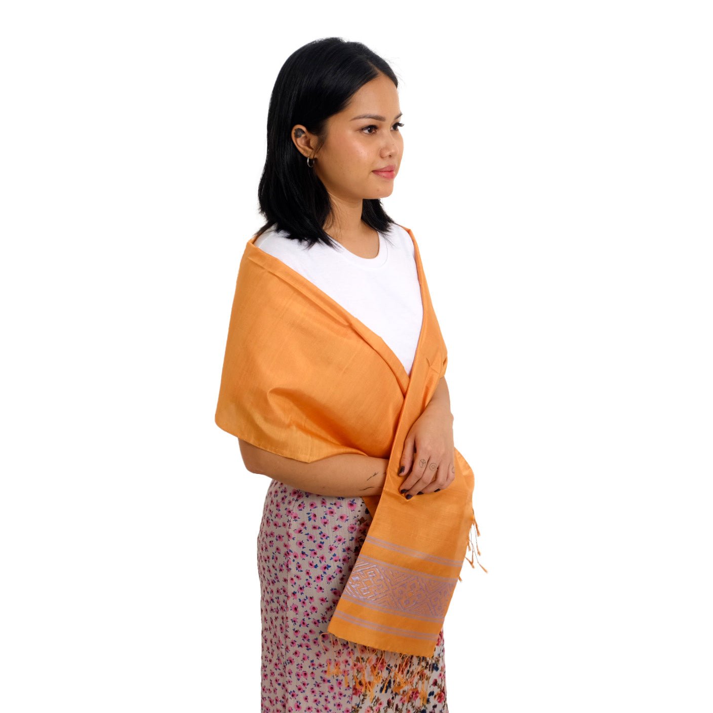Silk Shawl/Scarf D3 - PochisilkSSSCP1-D3
