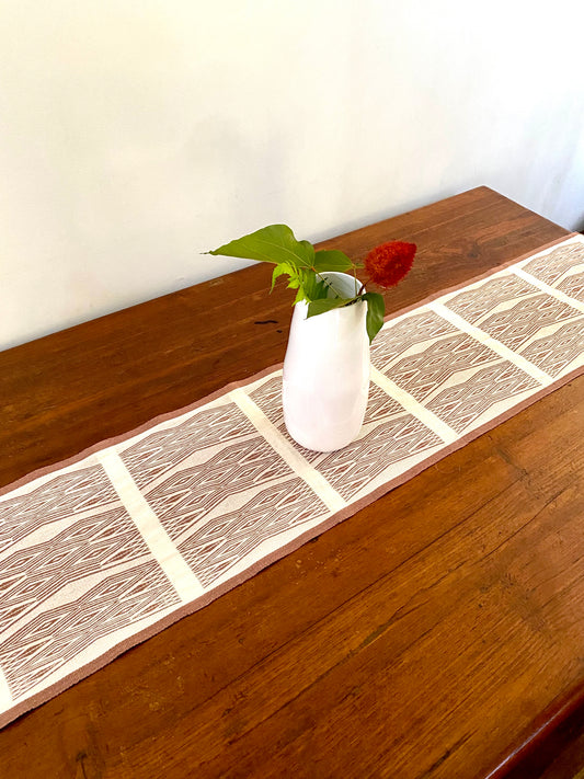 Handwoven Backstrap Loom Table Runners