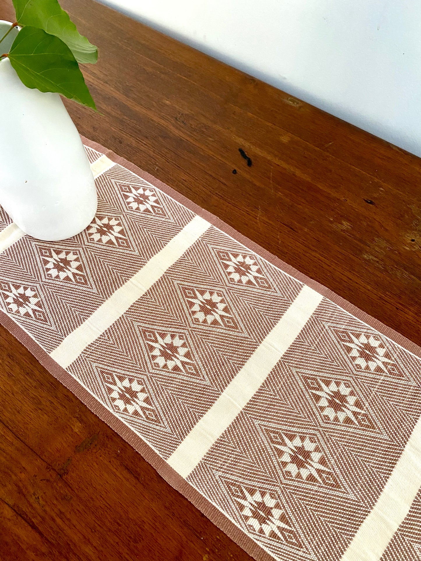 Handwoven Backstrap Loom Table Runners