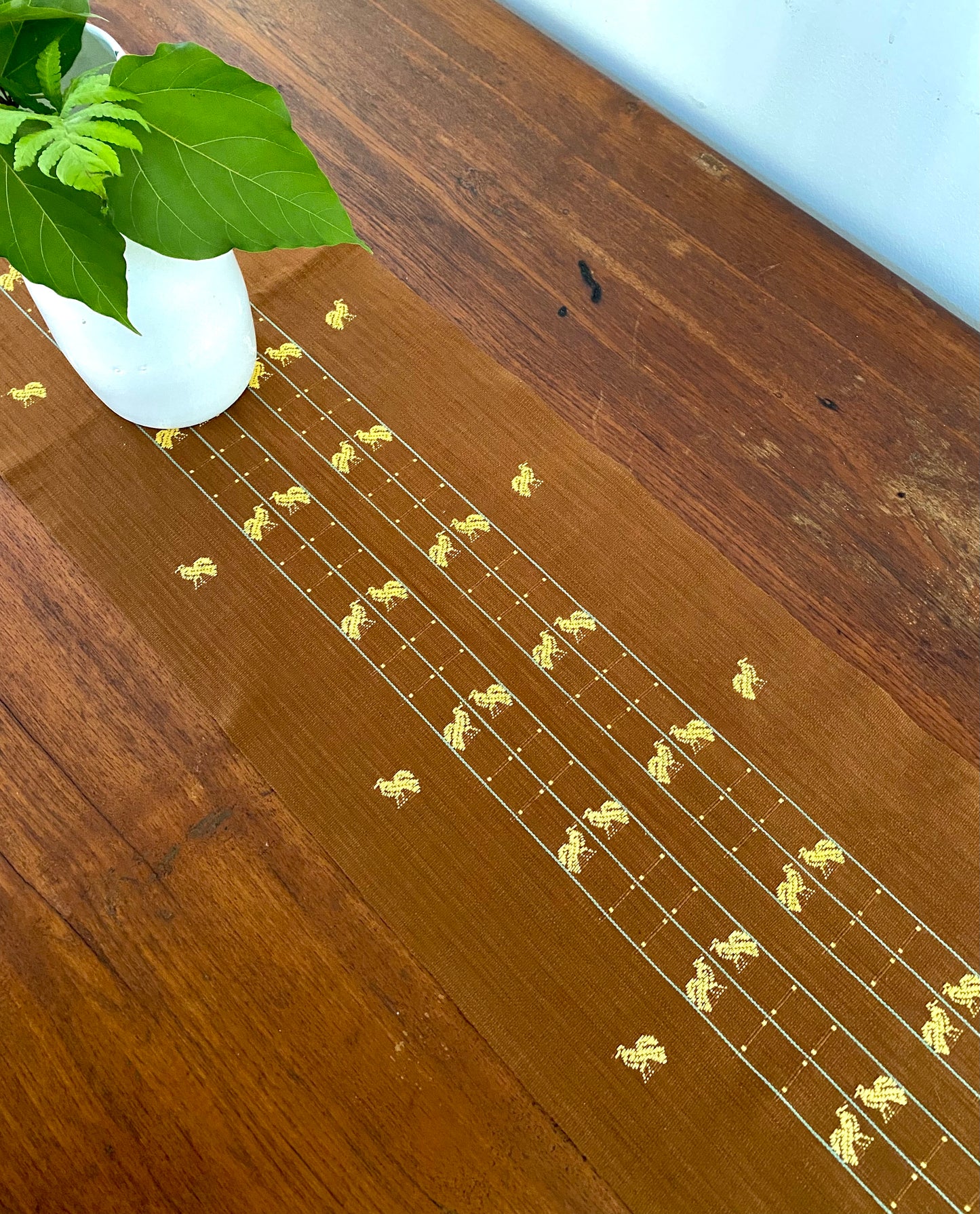 Handwoven Backstrap Loom Table Runners