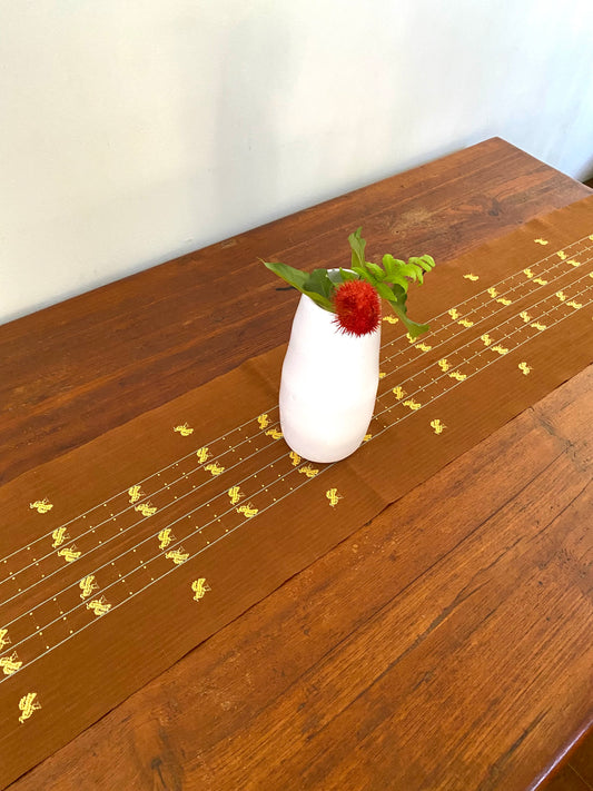 Handwoven Backstrap Loom Table Runners