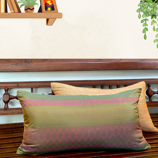 Silk & Banana - Green & Pink