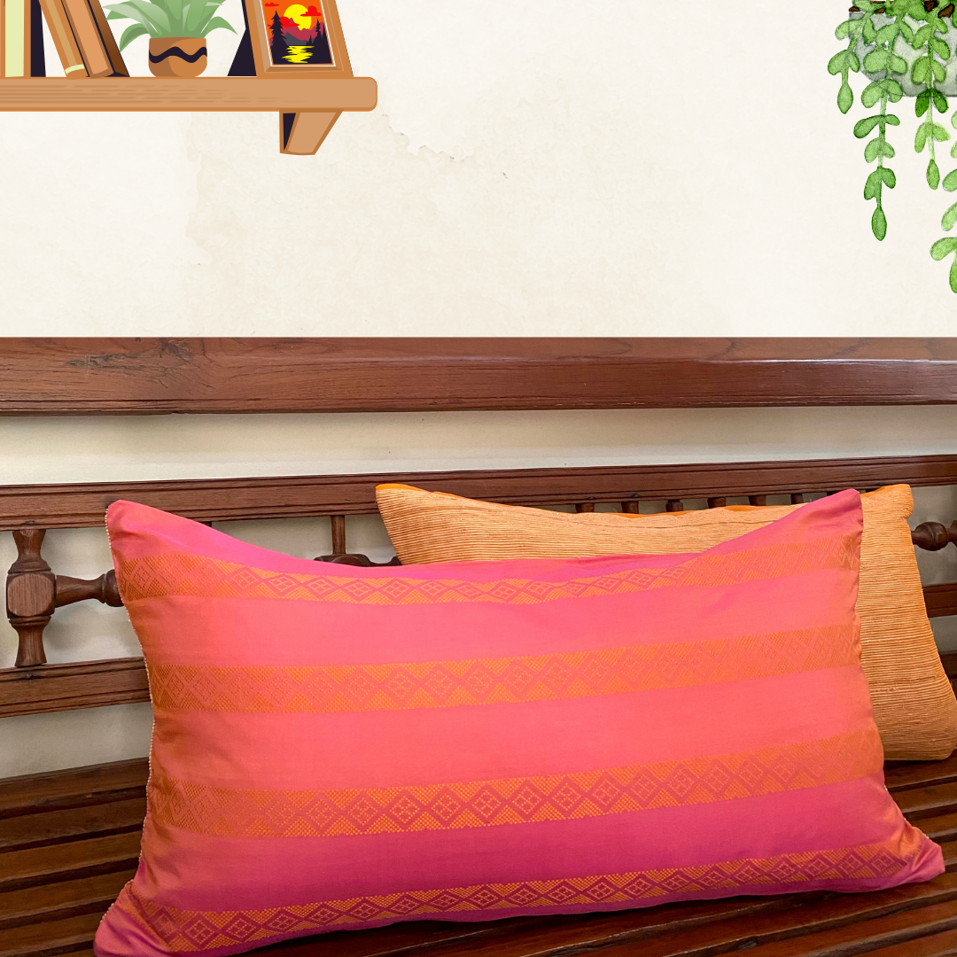 Silk & Banana - Pink & Orange