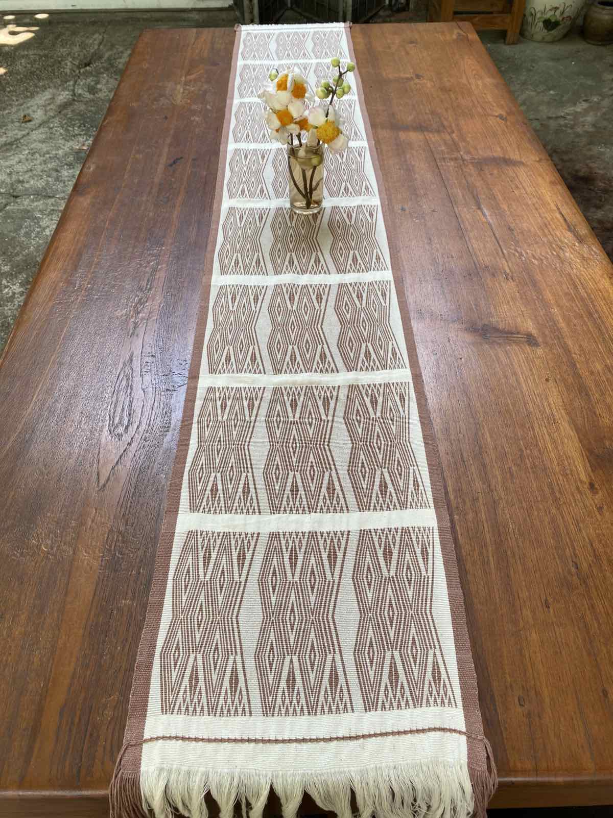 Handwoven Backstrap Loom Table Runners