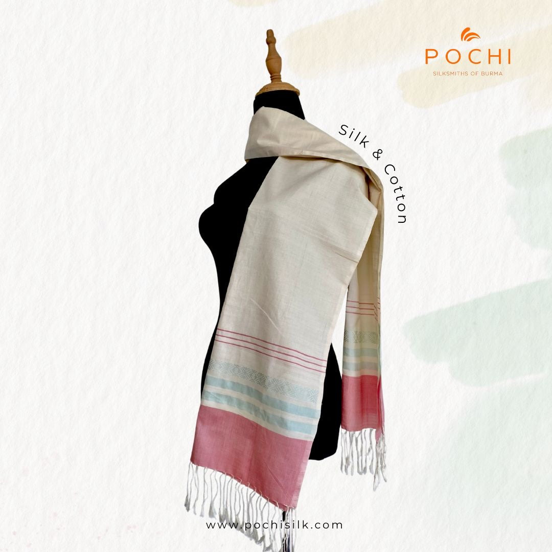 Silk & Cotton Shawl/Scarf (D9)