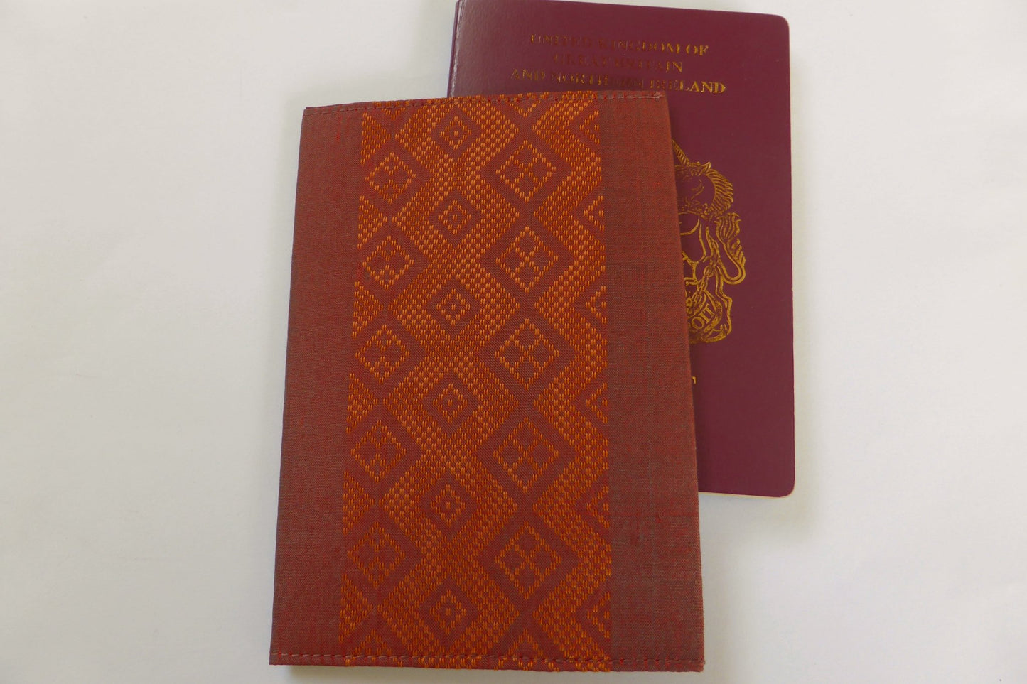 Passport Cover - Rust/Orange - PH8 - PochisilkPH8