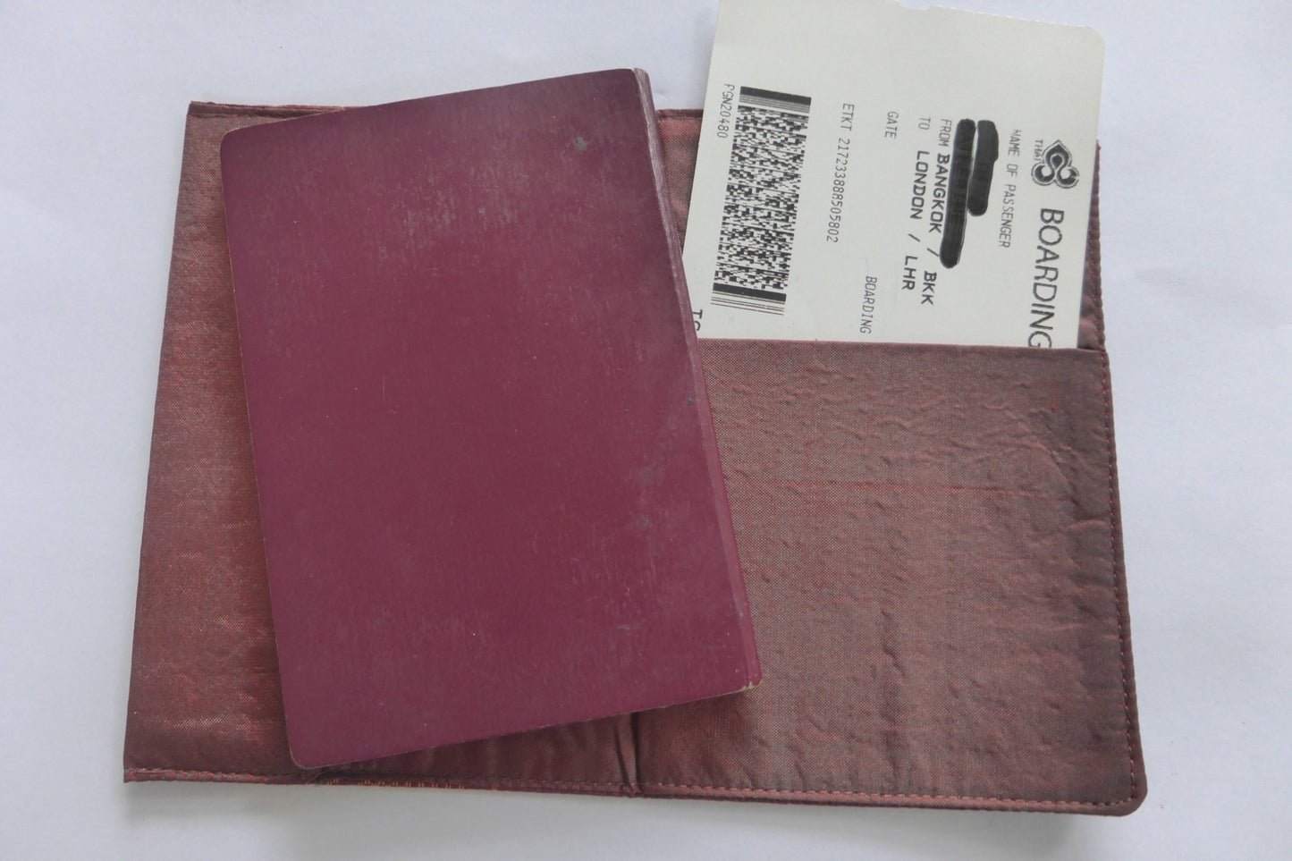 Passport Cover - Rust/Orange - PH8 - PochisilkPH8