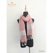 Load image into Gallery viewer, Silk &amp; Cotton Shawl/Scarf D8 - PochisilkCSSYP1-D8
